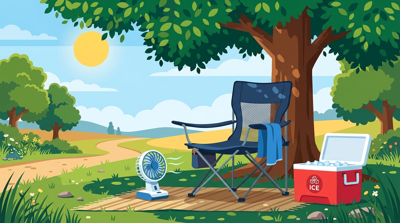 夏キャンプの暑さ対策グッズ